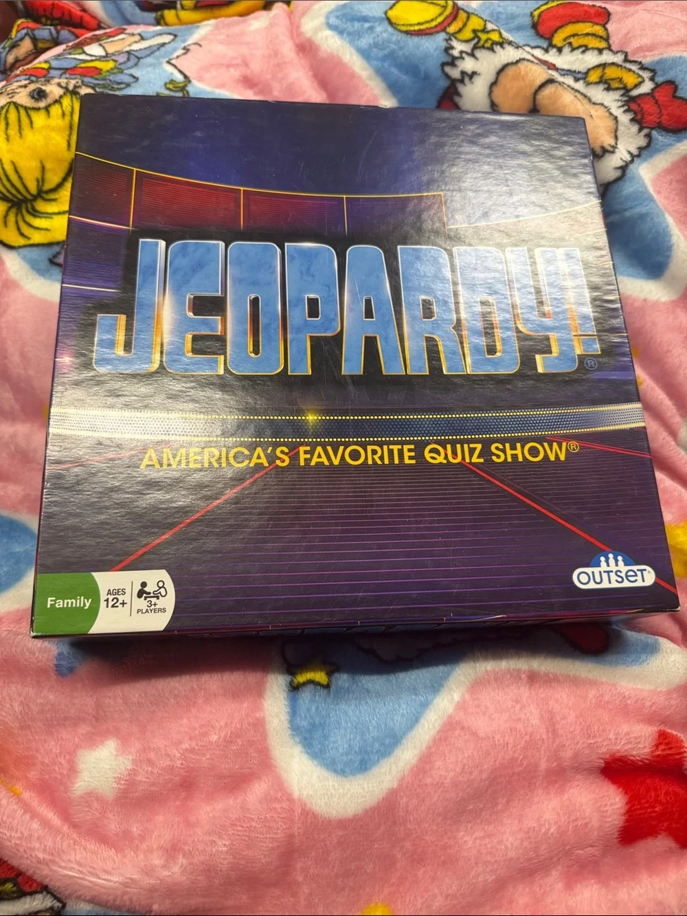 Jeopardy! Board Game by Outset - Purple Box